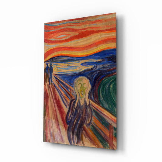 Scream" Glass Wall Art