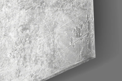 Close-up detail of frosted glass surface showing textured finish and subtle blue cross pattern of Finnish flag design.
