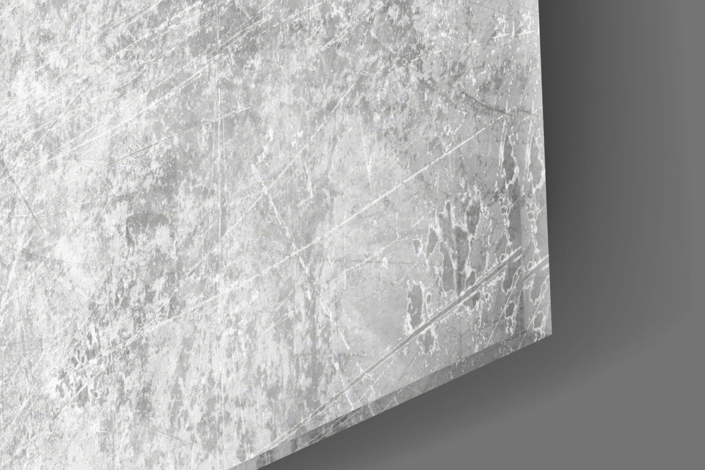 Stone White Crimson England Cross Flag Glass Wall Art