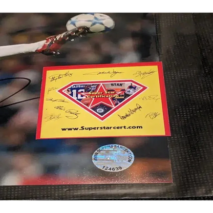 Autographed Zinedine Zidane signed 8x10 photograph with certificate of authenticity