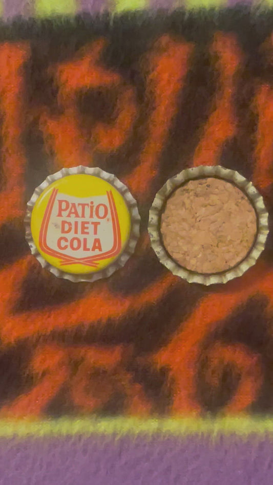 Vintage Patio Diet Cola Cork Bottle Cap — Pepsi, 1963–1964 🍾