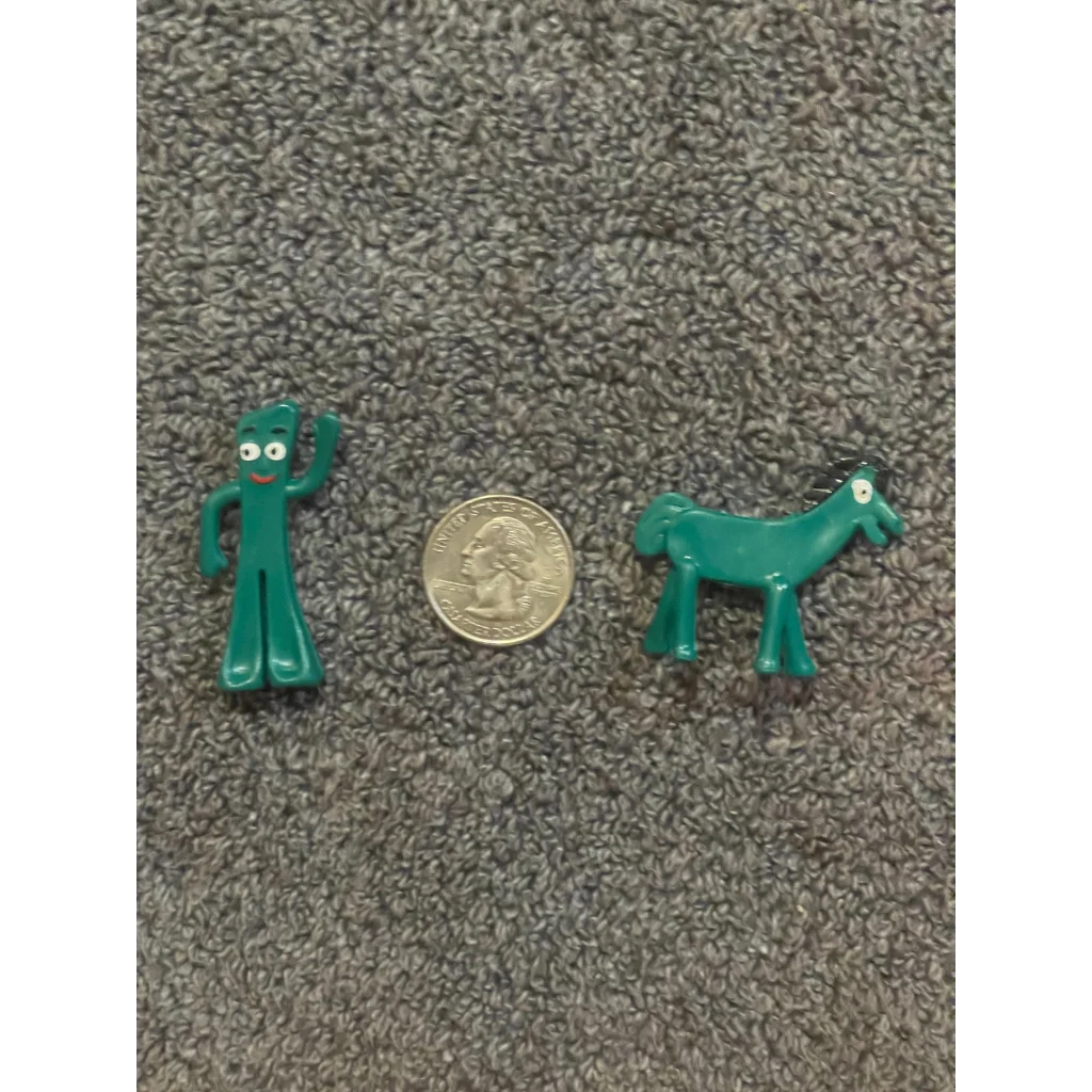 4 8 Or 12 Vintage Gumby And Pokey Figurines 1970s - 1980s Both Colors Highly Collectible! - Advertisements - Antique