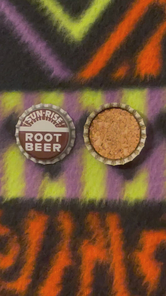 Vintage 1940s Sun-Rise Root Beer Cap ~ North Tazewell, Virginia Bottling History