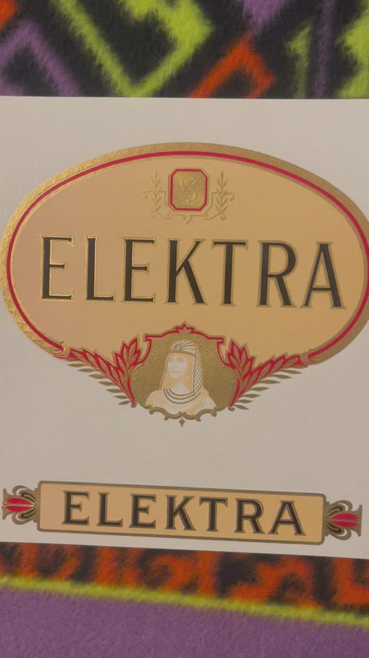 Antique Vintage 1900s - 1930s Elektra Embossed Cigar Label 🚬 Homage Richard Strauss