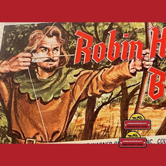 Rare Vintage Robin Hood Beer Label Columbus Oh 1970s Advertisements and Antique Gifts Home page Authentic - from August