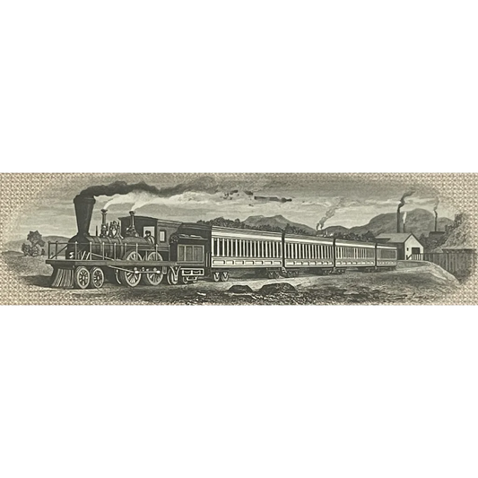 Very Rare Antique 1900s Vt & Ma Railroad Stock Certificate John a Lowell Bond Co. Collectibles Exclusive: VT MA