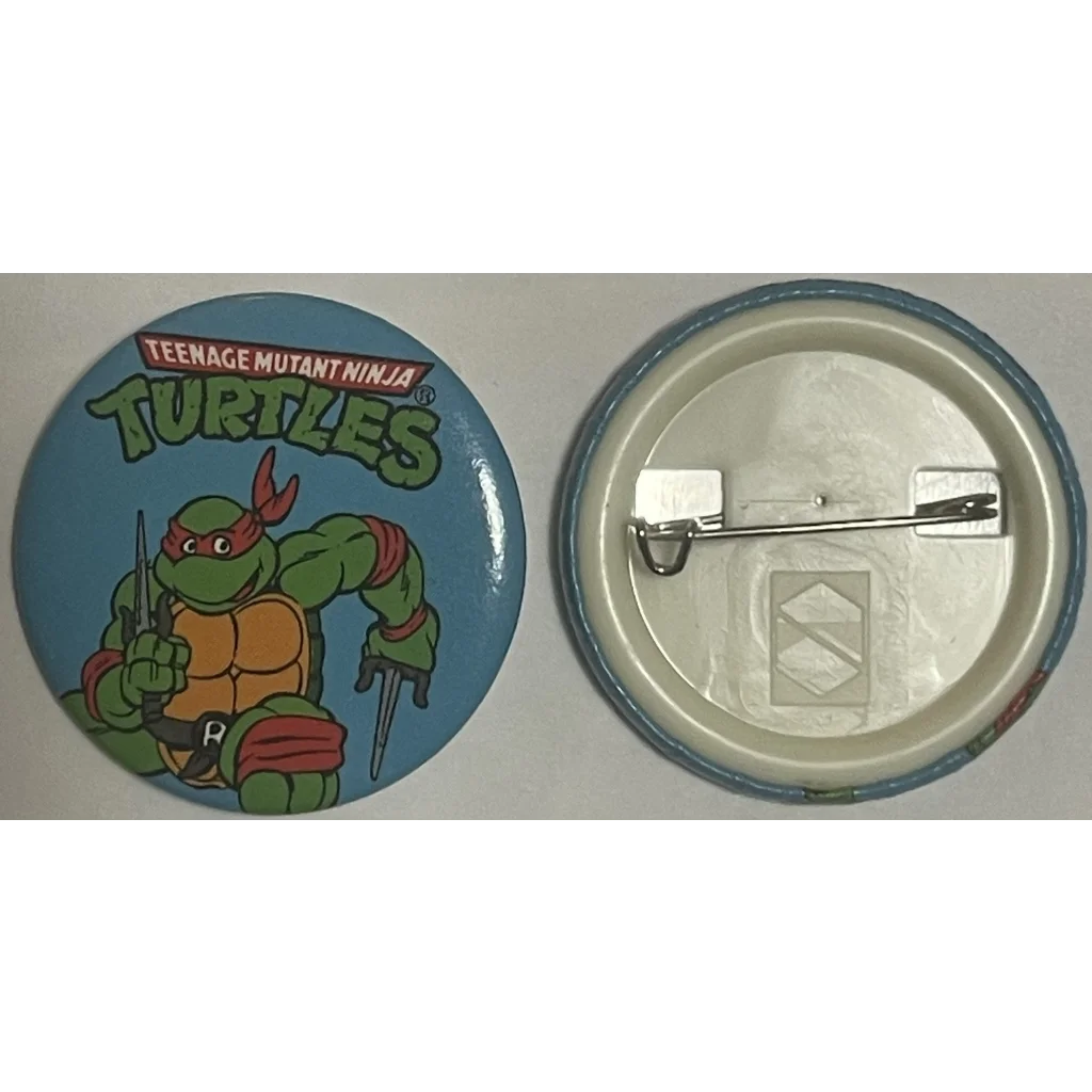 Vintage 1990 Teenage Mutant Ninja Turtles Movie Pin Raphael TMNT Advertisements Antique Misc. Collectibles