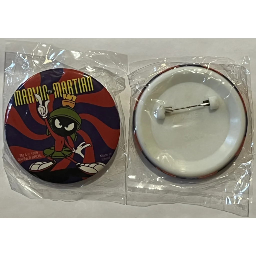 Vintage 1995 Looney Tunes Pin Marvin the Martian Unopened in Package! Collectibles and Antique Gifts Home page - Blast