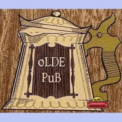 Vintage Olde Pub Tavern Brew Beer Label Erie Pa 1940s Advertisements Antique and Alcohol Memorabilia Rare