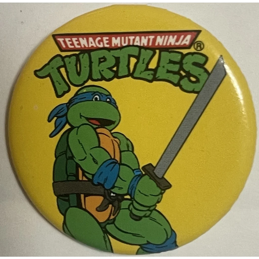 Vintage Teenage Mutant Ninja Turtles Movie Pin Leonardo 1990 Tmnt Advertisements and Antique Gifts Home page Rare TMNT