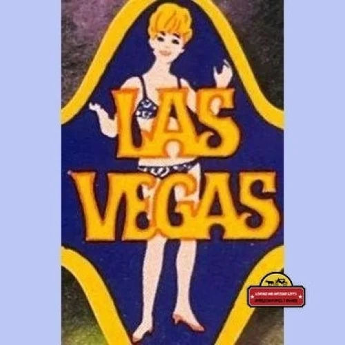Two Vintage Las Vegas Cigar Band - Label 1970s Pinup Showgirl Advertisements Bands - Showgirl: Potent relics from Sin